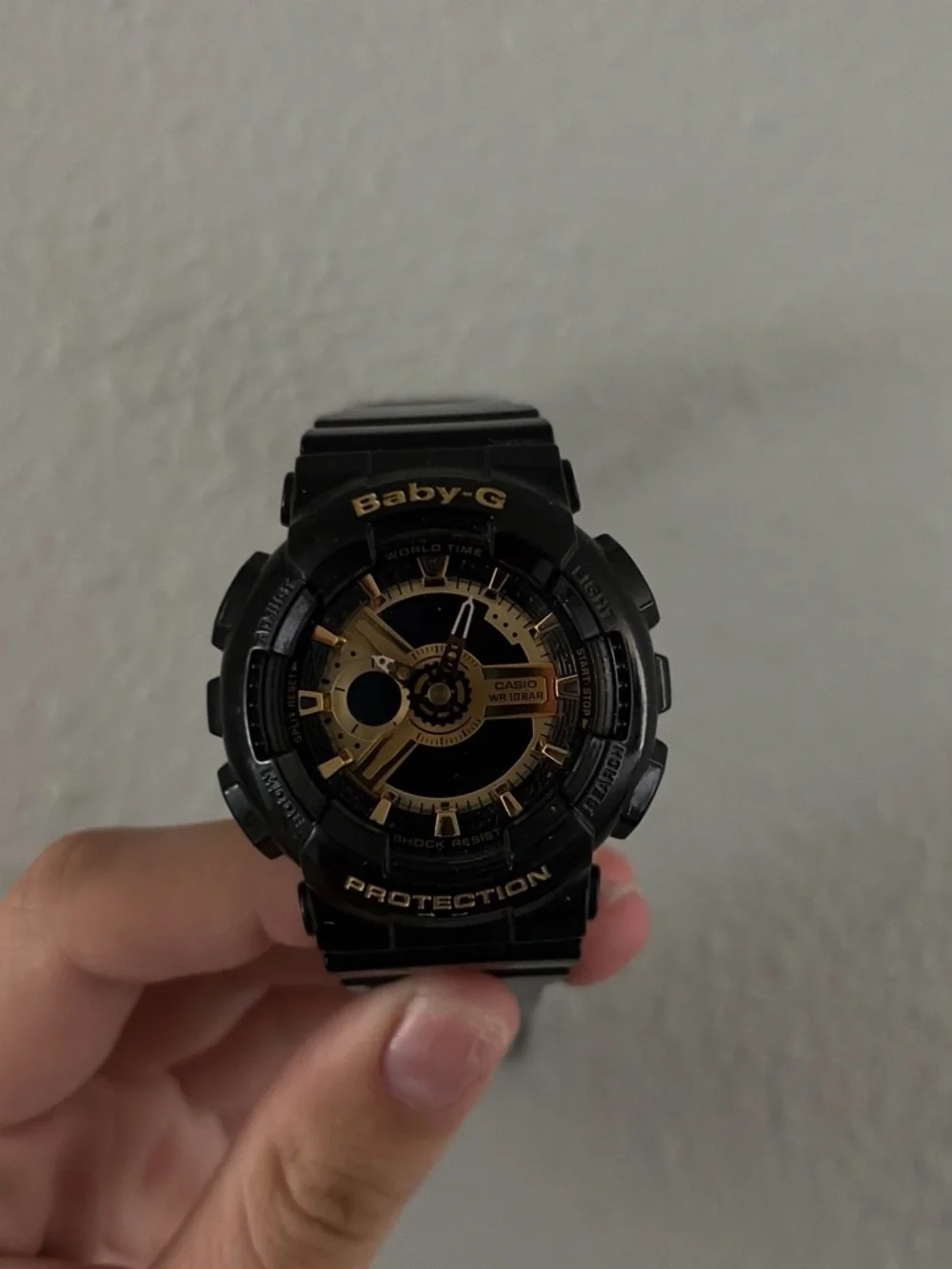 Casio Baby-G Black and Gold Analog-Digital Watch